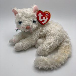 Ty Beanie Baby - STARLETT the White Cat 2001